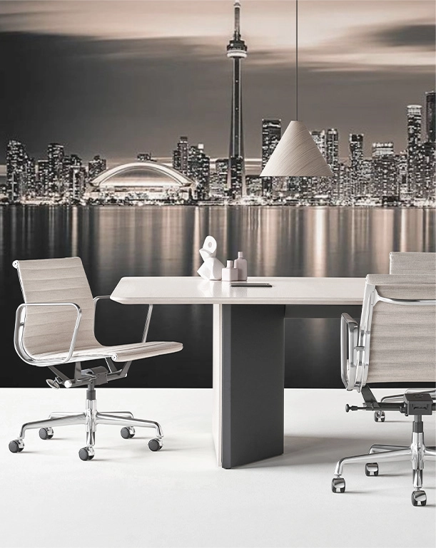 metropolitan city sky line wallpaper